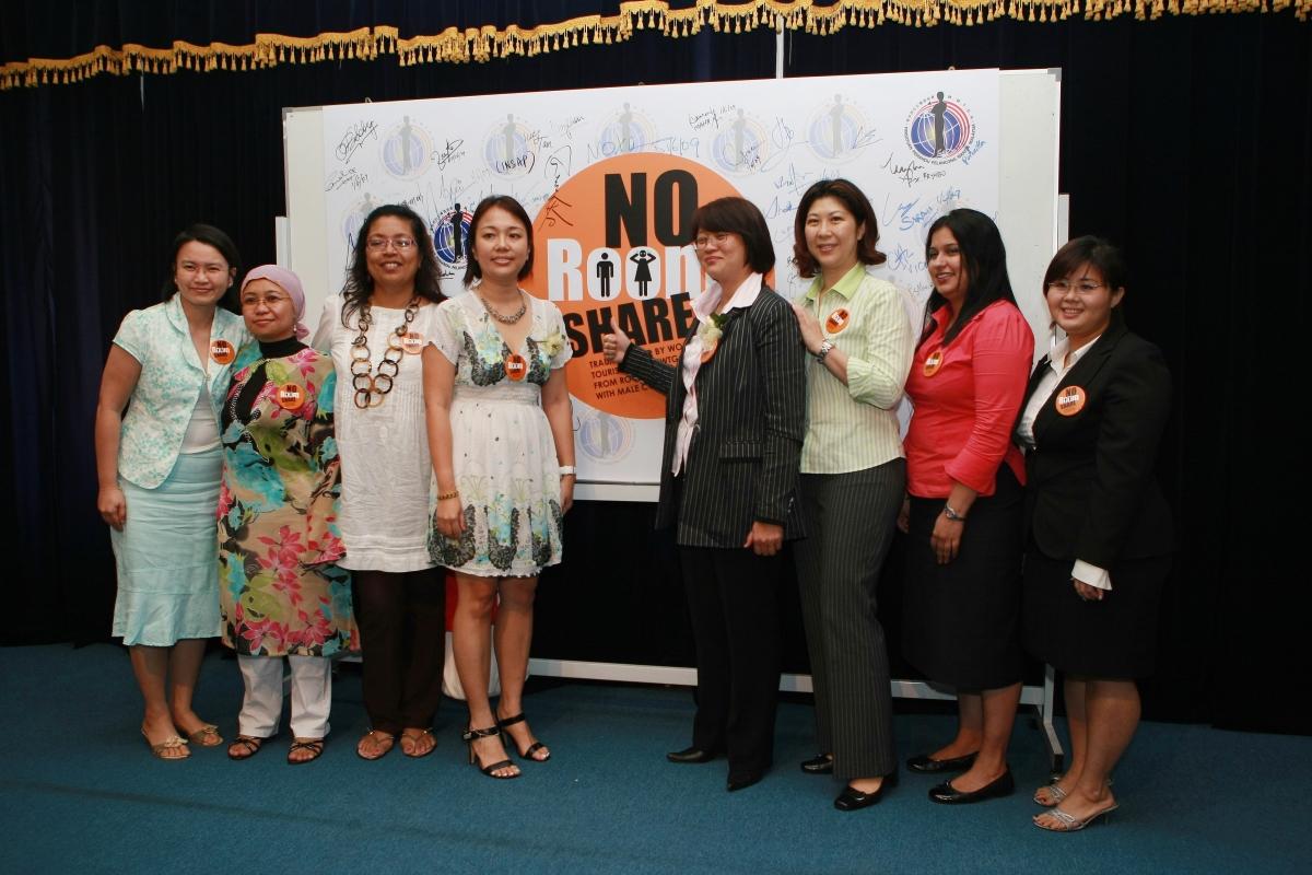 Erina founded a Non-government organization, Malaysian Women Tourist Guide Association (MWTGA)